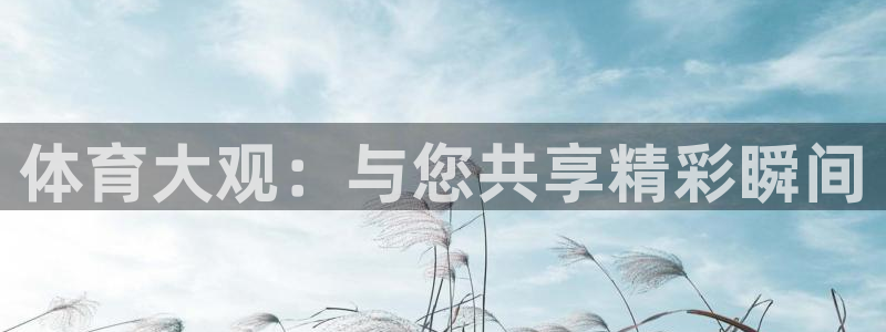 体育大观：与您共享精彩瞬间
